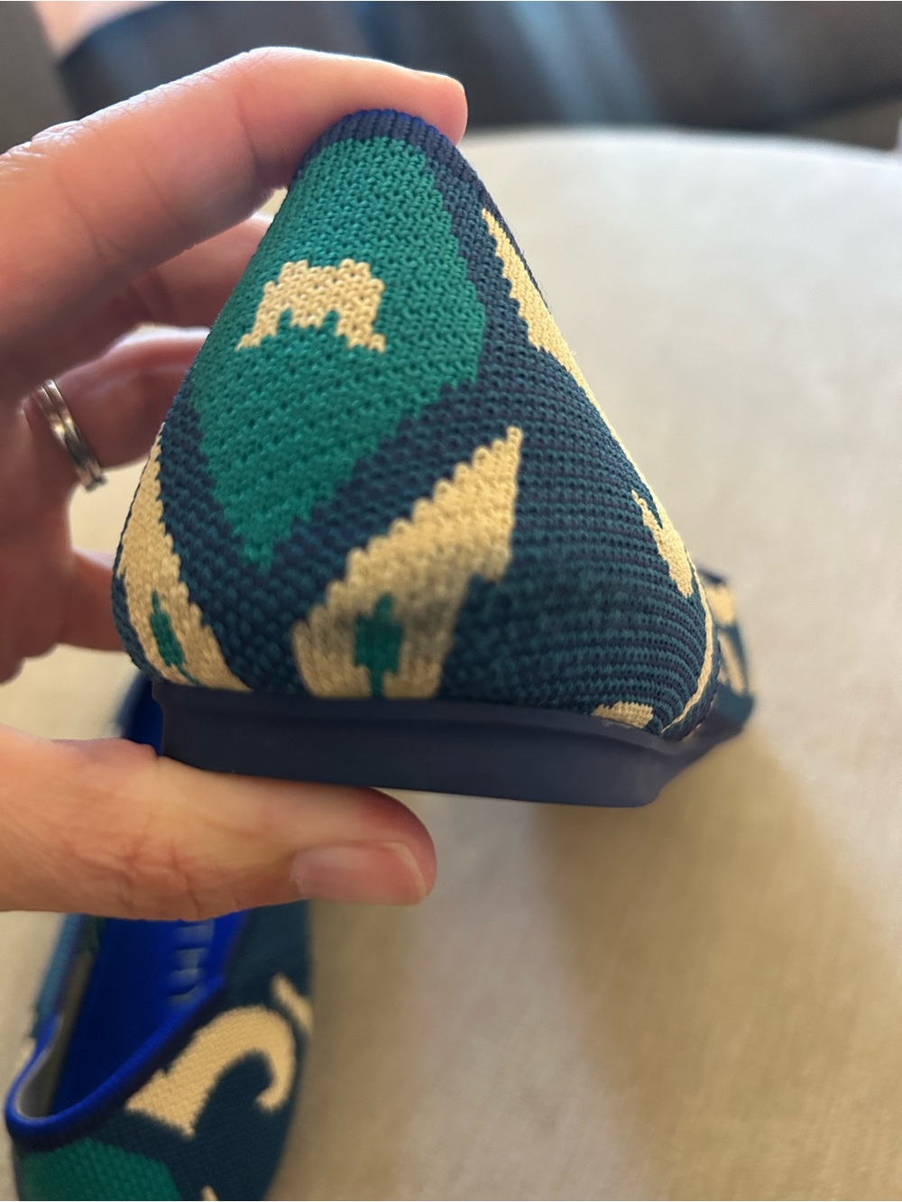 Rothy’s Moroccan Blue Flats - Picture 4 of 6